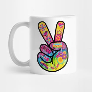 Peace, Love and Good Vibes Mug